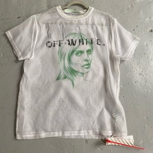 OFF-WHITE “Til Death” Organza Tee - M, NWT